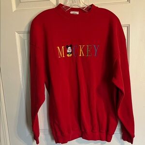 Mickey Mouse Red Sweater